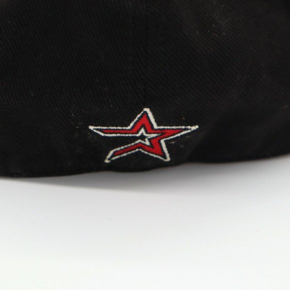 Vtg MLB Houston Astros Franchise Black Fitted Hat Cap by Twins Ent Size Large - Picture 5 of 8